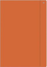 Teczka z gumką A4+ jednokolorowa pomarańcz (10szt)