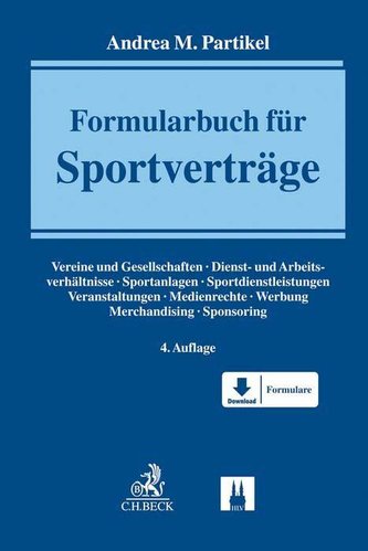Formularbuch für Sportverträge