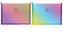 Koperta A4 na zip glitter rainbow mix 88305