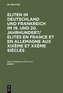 Eliten in Deutschland und Frankreich im 19. und 20. Jahrhundert/Elites en France et en Allemagne aux XIXème et XXème siècles. Ba