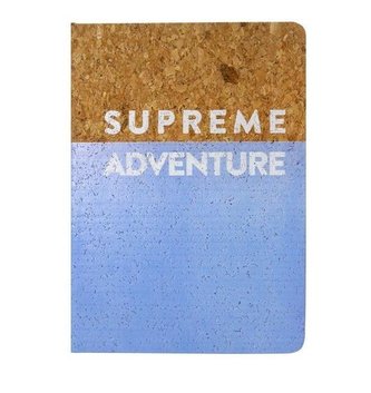 Notes A5 80K w kratkę, oprawa korkowa