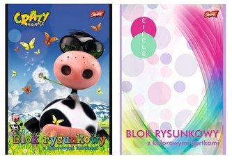 Blok rysunkowy A4/16K kolorowy MIX (10szt)