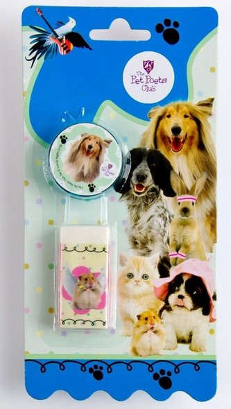 Gumka + temperówka Pet Poets Club