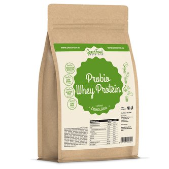 GreenFood nutrition - Probio Whey protein 2 x 500g + zinek - vanilka