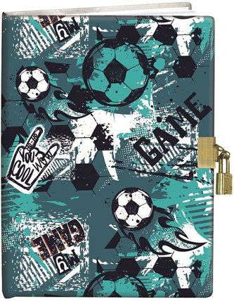 Pamiętnik z kłódką 13x18cm Sport