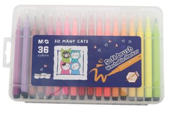 Pisak art. pędzelkowy 36 kol So Many Cats M&G;