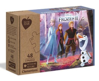Puzzle 3x48 Play For Future Frozen 2