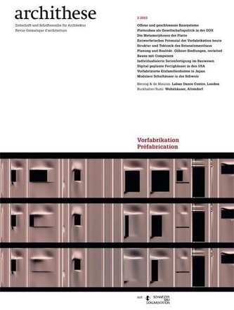 Archithese 2003/02 Vorfabrikation