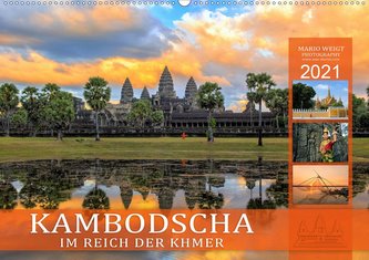 KAMBODSCHA IM REICH DER KHMER (Wandkalender 2021 DIN A2 quer)