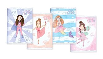 Zeszyt A5/32K linia Lenka Princess (10szt) STRIGO