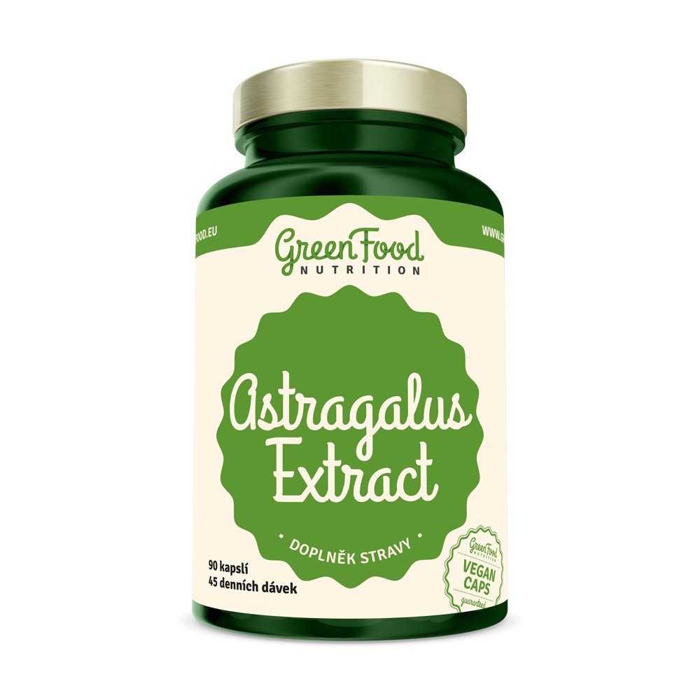 GreenFood nutrition - Astragalus extract 90 kapslí