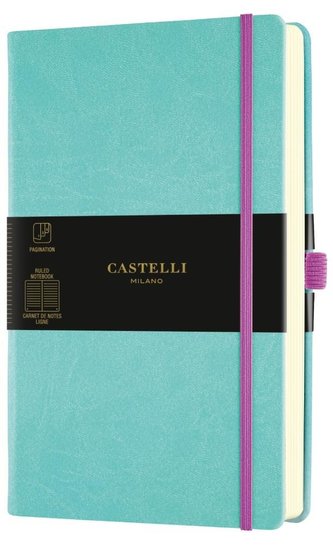 Notatnik 13x21cm linia Castelli Aquarela JadeGreen