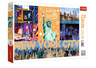 Puzzle 1000 Neon Color Line - Neonowe miasto TREFL