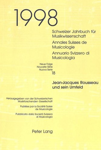 Schweizer Jahrbuch für Musikwissenschaft. Annales Suisses de Musicologie. Annuario Svizzero di Musicologia
