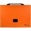 Teczka A4 z rączką 12 przegródek fluo pomarańczowa