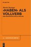 \"Haben\" als Vollverb