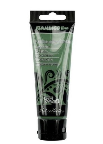 Farba akrylowa 75ml 049 ciemnozielona Farba akrylowa 75ml 049 ciemnozielona
