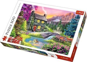 Puzzle 500 Horská idyla TREFL