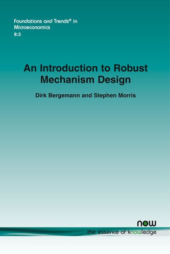 An Introduction to Robust Mechanism Design