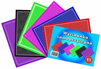 Wycinanka samoprzylepna A4 kropki 11