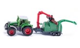 Siku 16 - Traktor z z rębakiem do drewna S1675