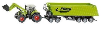 Siku Farmer - Traktor z ładowarką, wywrotka S1949