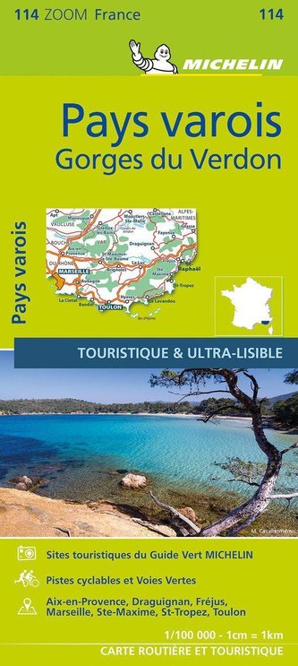 Pays varois Gorges du Verdon 1: 100 000