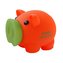 Skarbonka Świnka Pig Money pomarańczowa MAPED