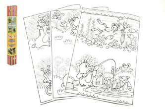 Krtek - Plakátové omalovánky A3