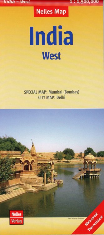 Nelles Map Landkarte India: West 1:1 500 000