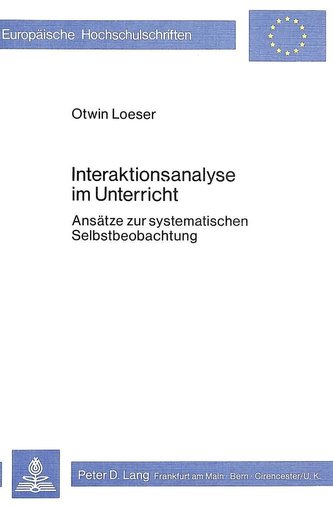 Interaktionsanalyse im Unterricht