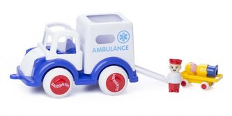Pojazd Jumbo furgonetka Ambulans z figurkami