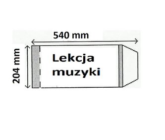 Okładka na podręcznik Lekcja muzyki (25szt) NARNIA