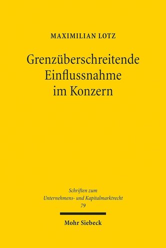 Grenzüberschreitende Einflussnahme im Konzern