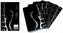 Music Karty do gry czarne gitara talia 55 kart