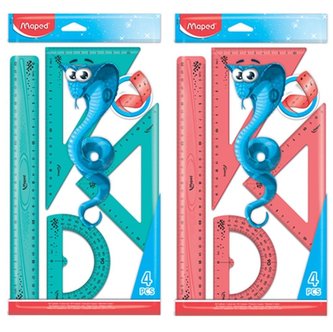 Zestaw linijek Twist'n Flex Pulse Maxi niełamliwe