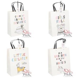 Torebka upominkowa KR 2396 S UV brokat