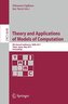 Theory and Applications of Models of Computation