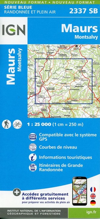 Montsalvy 1:25 000