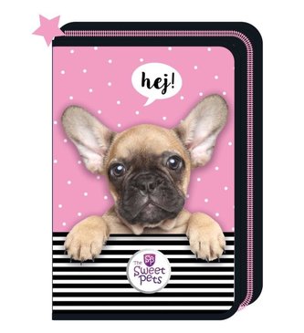 Piórnik z wyposażeniem na 1 zamek Pies