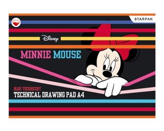 Blok techniczny A4/10K biały Minnie (20szt)