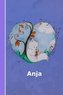 Anja: Personalisiertes Notizbuch - Fuchs Mit Herz - Softcover - 120 Seiten - Leer / Blanko / Nummeriert - Notebook - Tagebuc