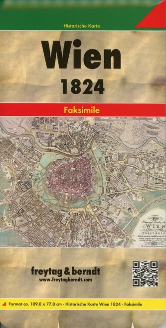 Wien und dessen Vorstädten 1824, Historische Karte 1:6.000