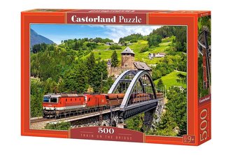 Puzzle 500 Vlak na moste CASTOR