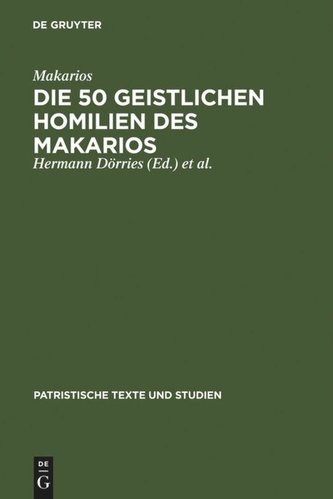 Die 50 geistlichen Homilien des Makarios