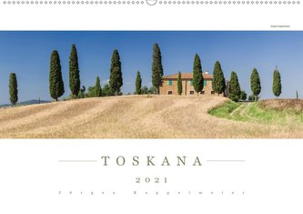 TOSKANA 2021 - Panoramakalender (Wandkalender 2021 DIN A2 quer)