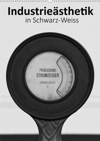 Industrieästhetik in Schwarz-Weiss (Wandkalender 2021 DIN A2 hoch)
