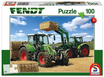 Puzzle 100 Traktory Fendt: 724 Vario 716 Vario G3