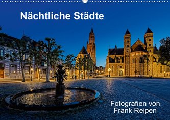 Nächtliche Städte (Wandkalender 2021 DIN A2 quer)