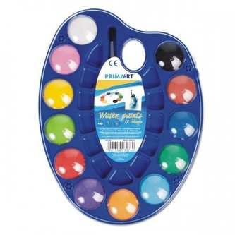 Farby akwarelowe paletka 12 kolorów PRIMA ART
